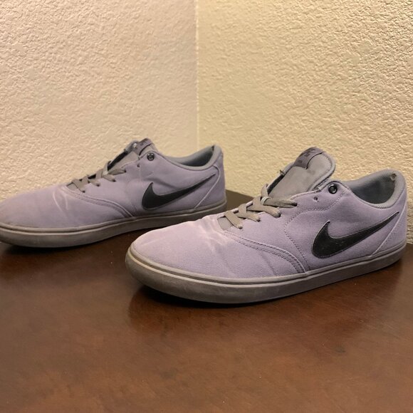 Nike SB Check Solar 843896-003 Gray Shoes Sneakers Mens Size 13 Beaters - Picture 1 of 9